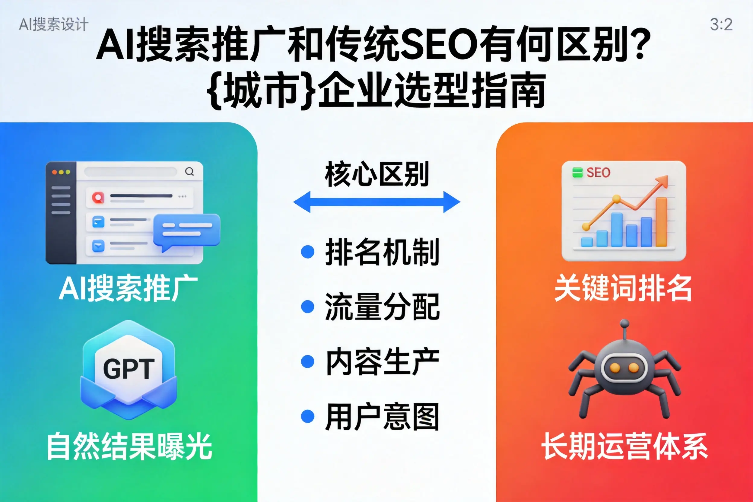 AI搜索推广和传统SEO有何区别？新乡企业选型指南