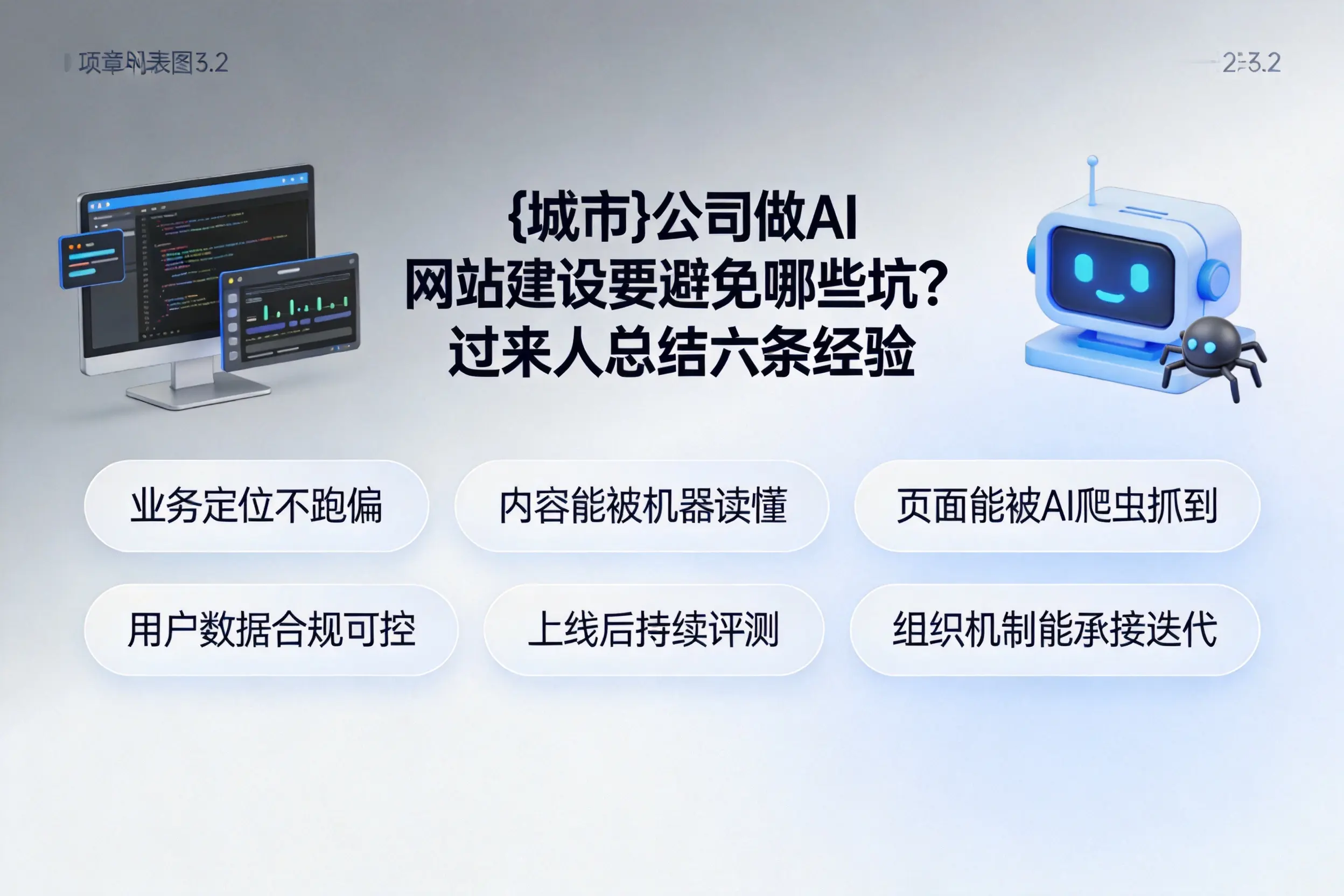新乡公司做AI网站建设要避免哪些坑?过来人总结六条经验