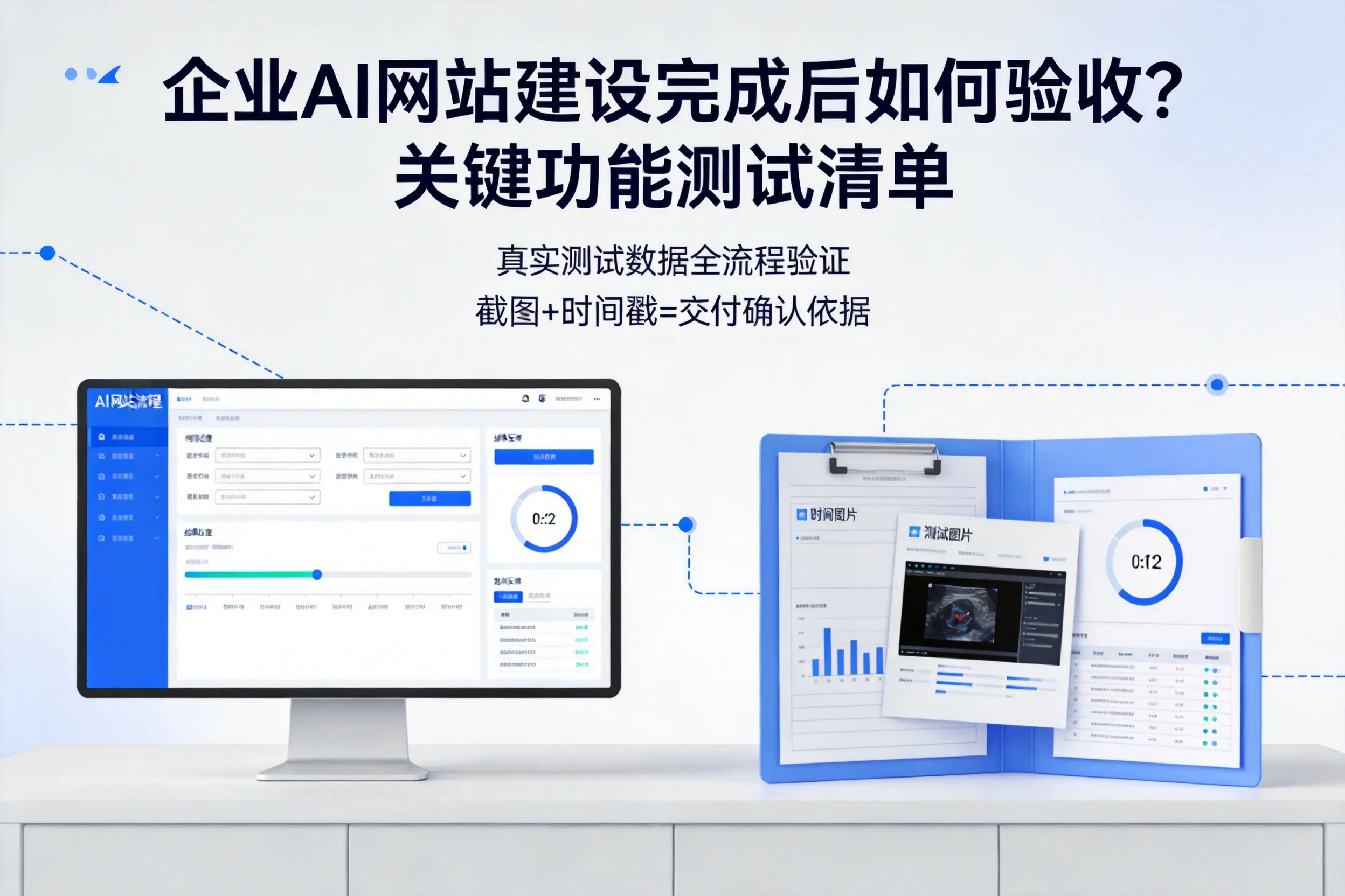 新乡企业AI网站建设完成后如何验收?关键功能测试清单