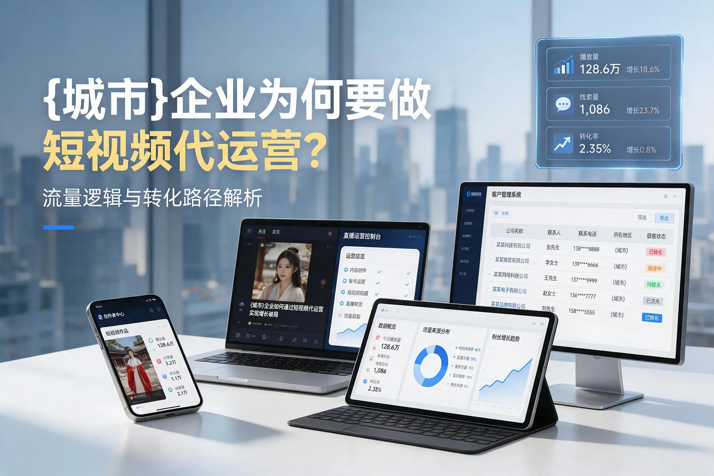 新乡企业为何要做短视频代运营？流量逻辑与转化路径解析