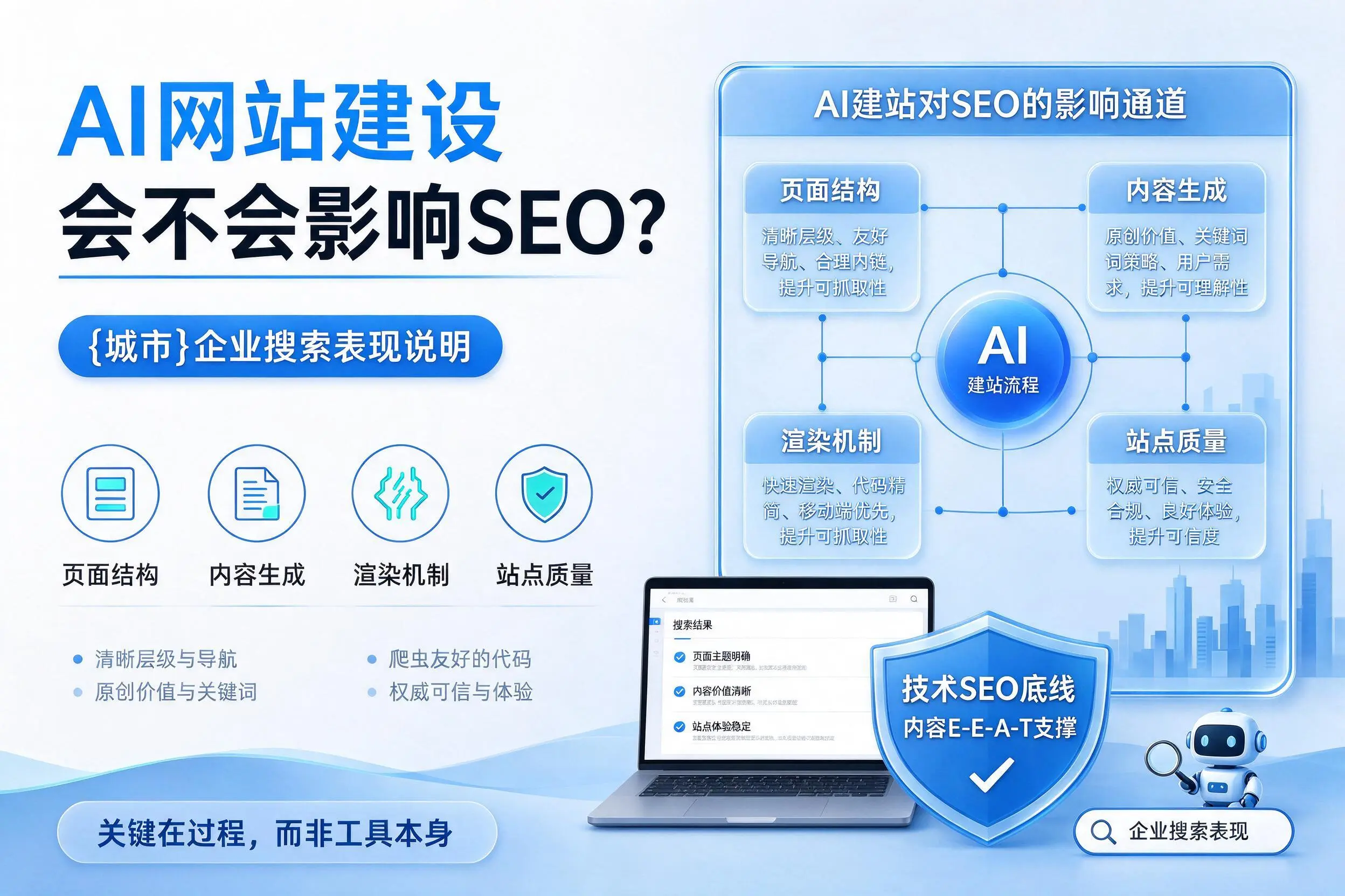 AI网站建设会不会影响SEO？新乡企业搜索表现说明