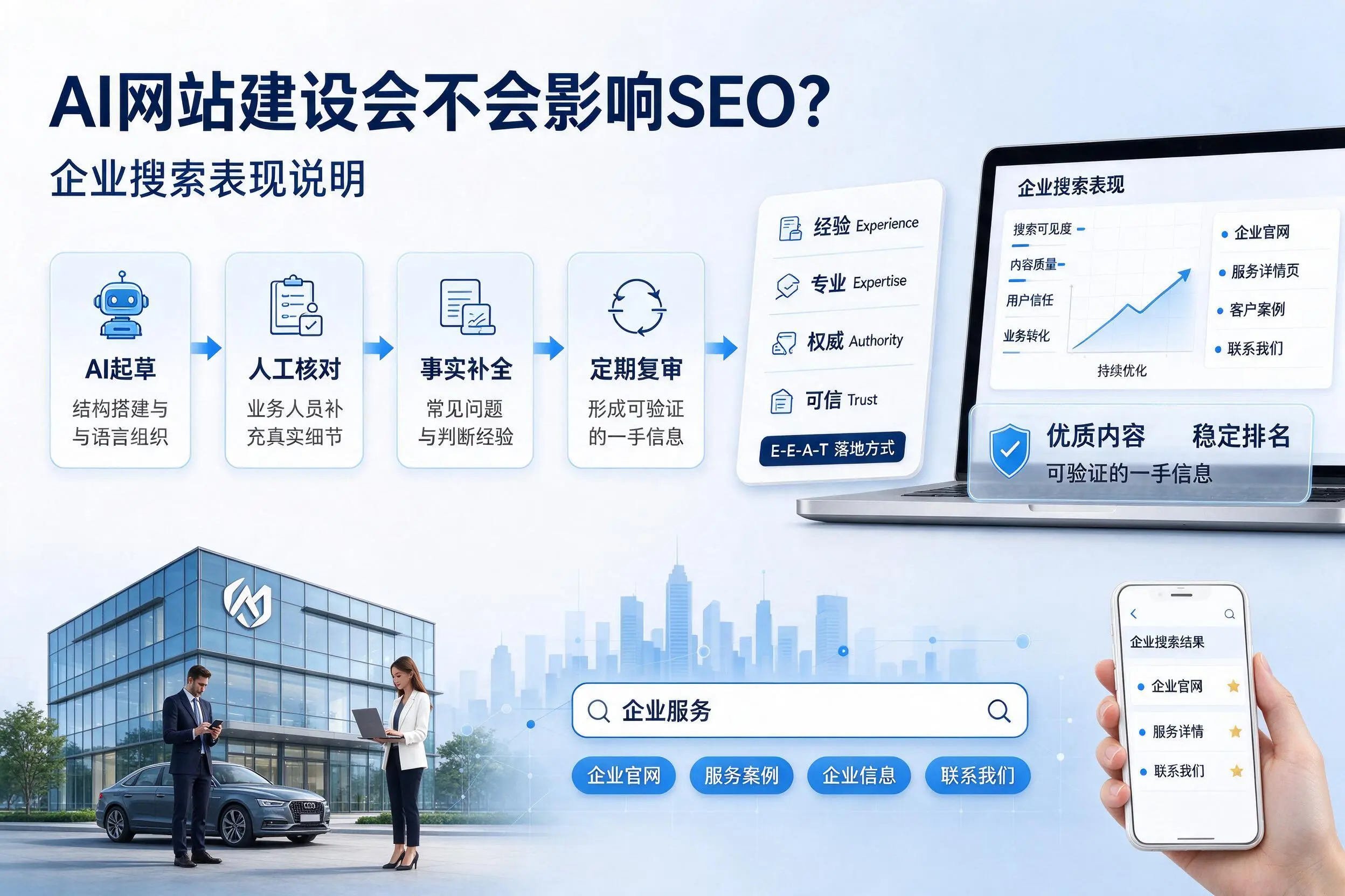 AI网站建设会不会影响SEO？新乡企业搜索表现说明