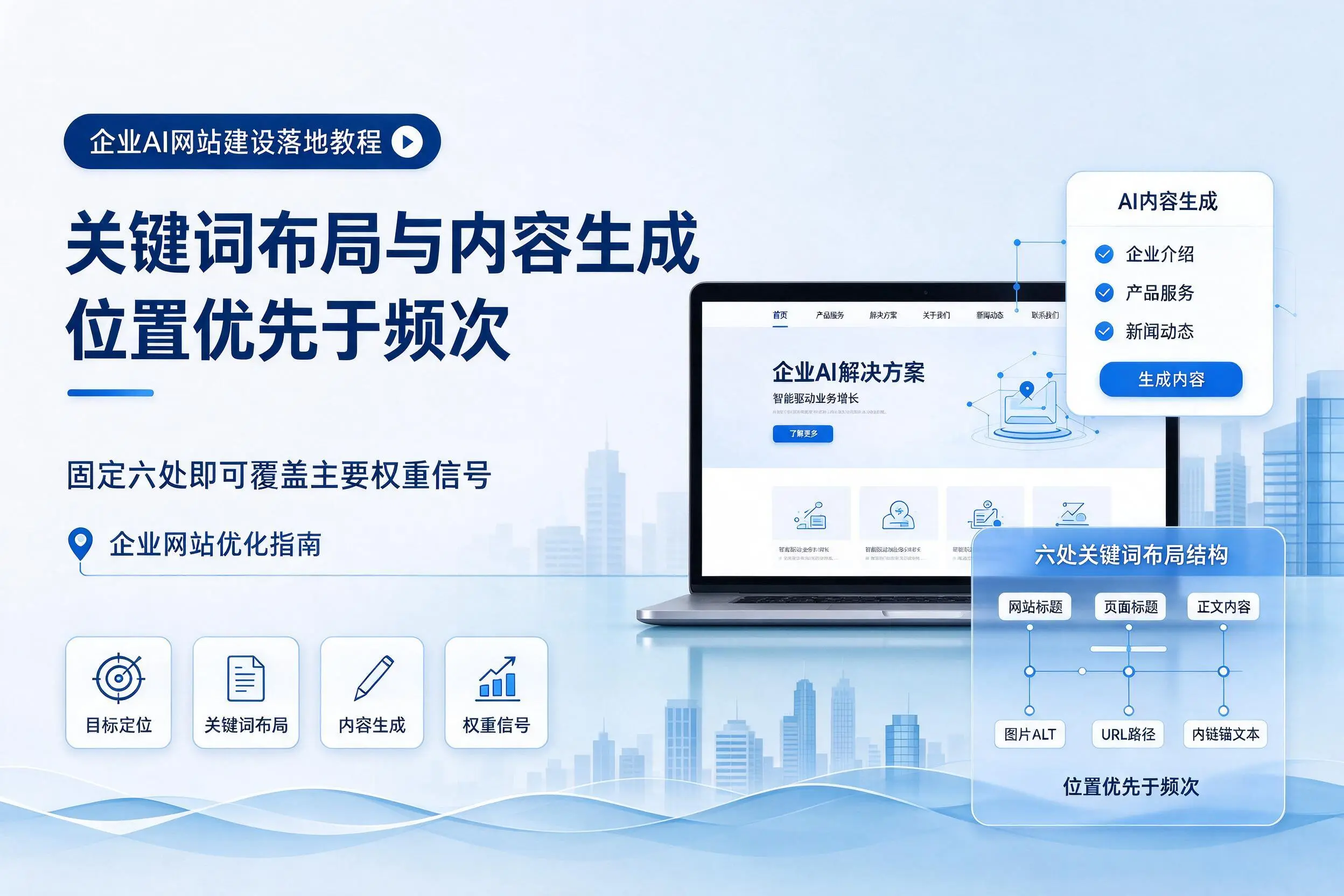 新乡企业AI网站建设落地教程:关键词布局与内容生成